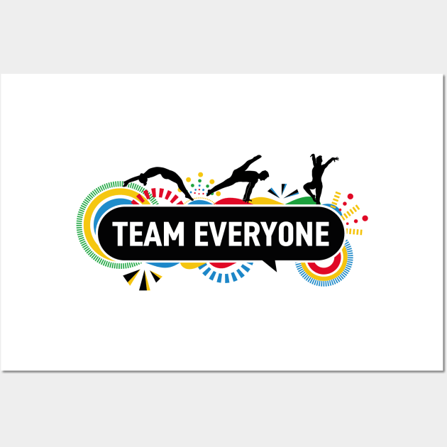 Team Everyone Wall Art by Flipflytumble